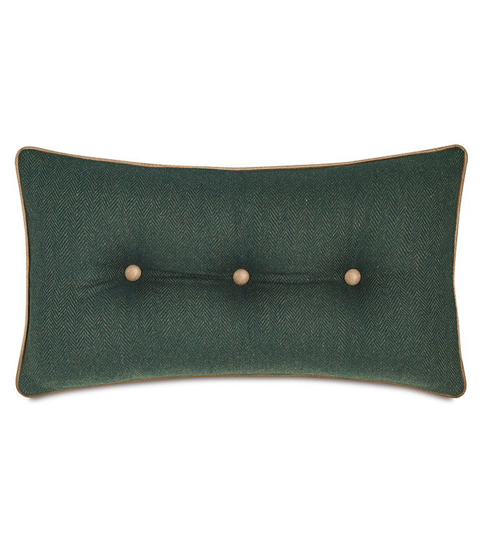 LORENZO BUTTON TUFTED DECORATIVE PILLOW