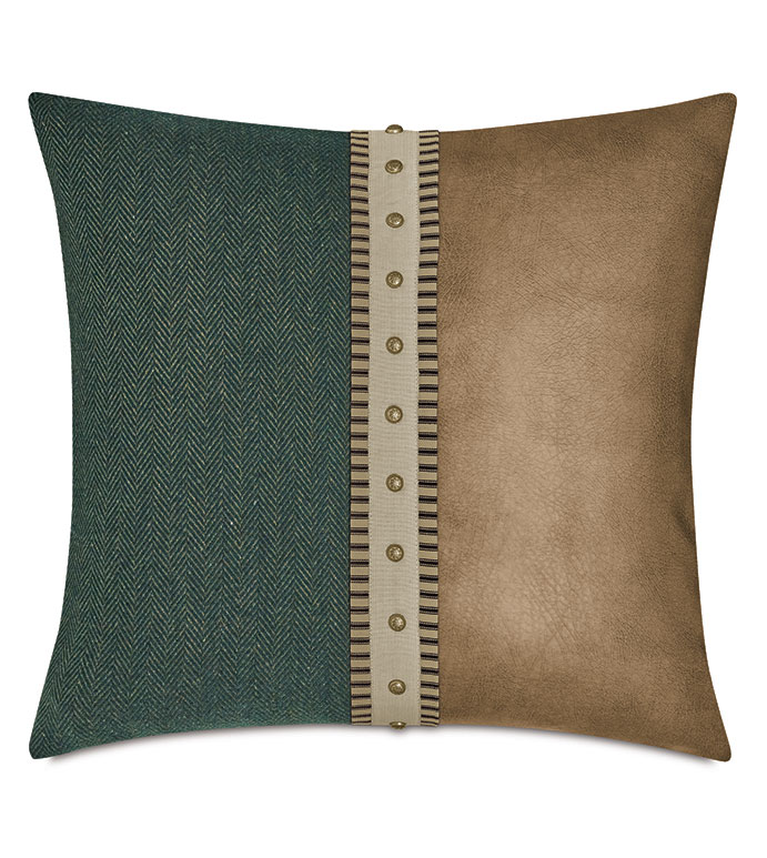 LORENZO COLORBLOCK DECORATIVE PILLOW