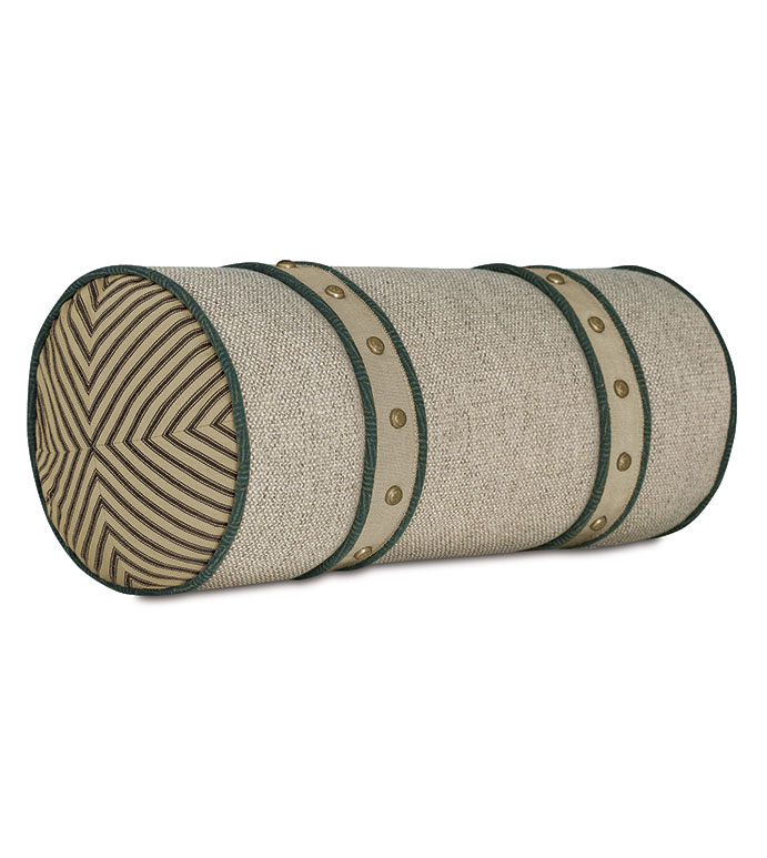 LORENZO NECKROLL DECORATIVE PILLOW