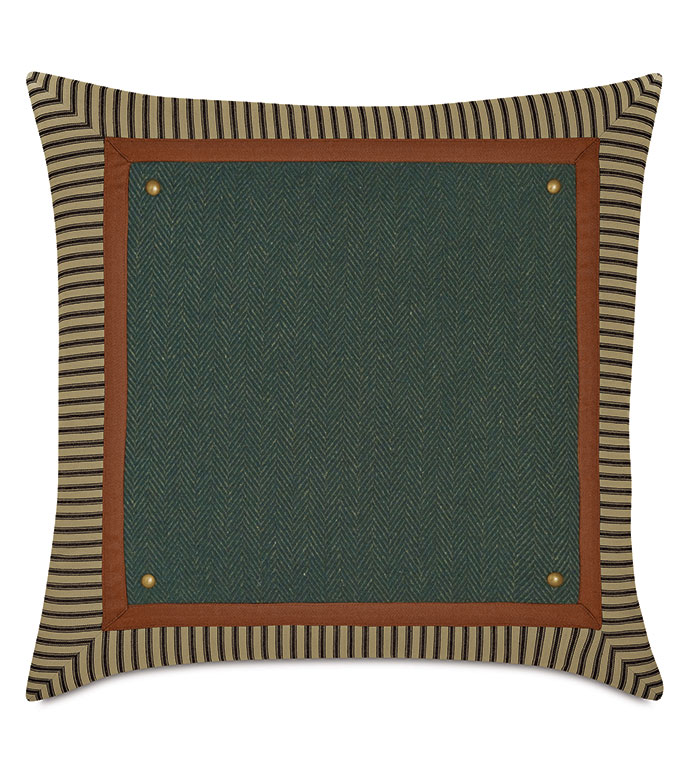 LORENZO MITERED DECORATIVE PILLOW
