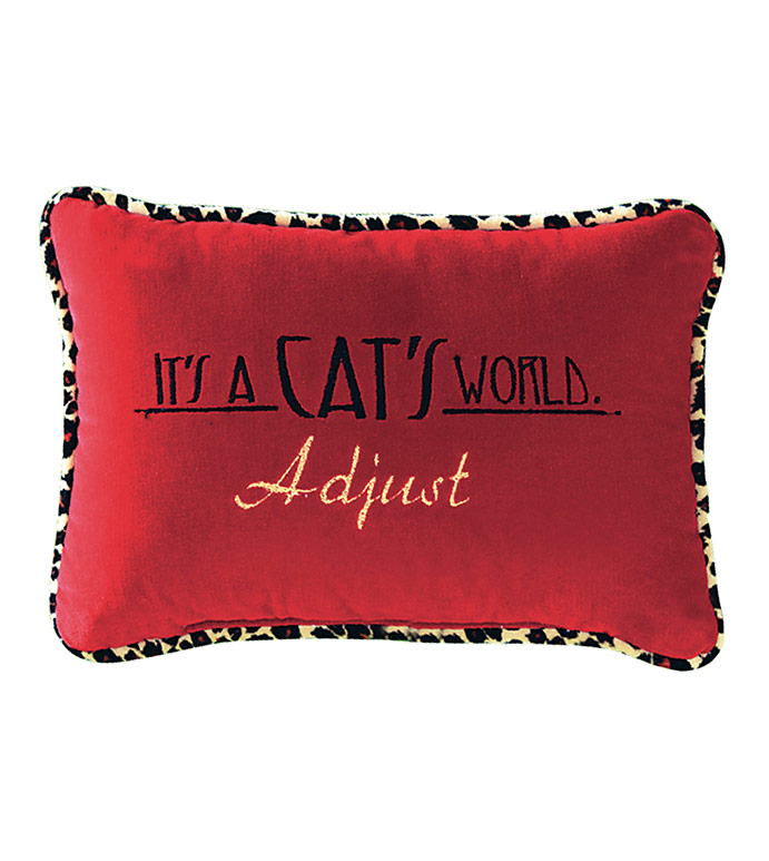 ItS A CatS World. Adjust.