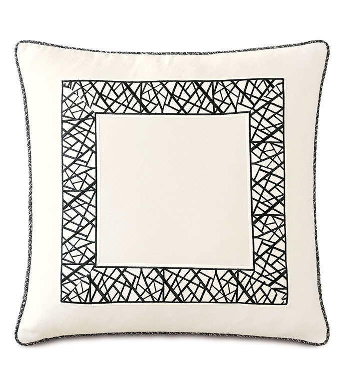 Medara Graphic Border Decorative Pillow