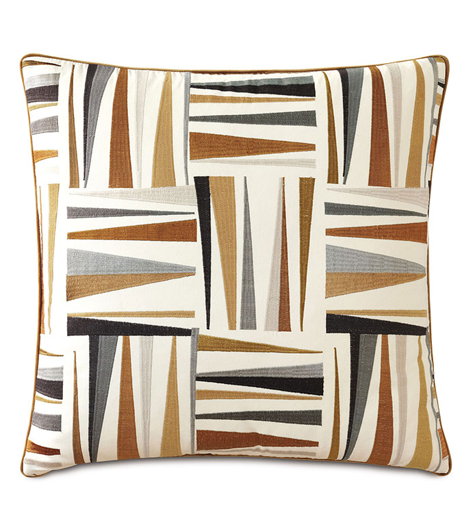 Medara Embroidered Decorative Pillow