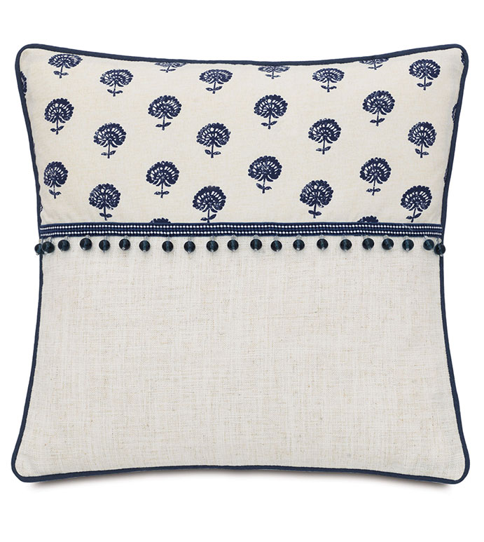 Nile Ink With Beaded Trim