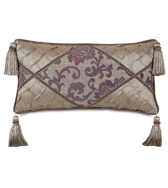 Mica Gunmetal Diamond Insert