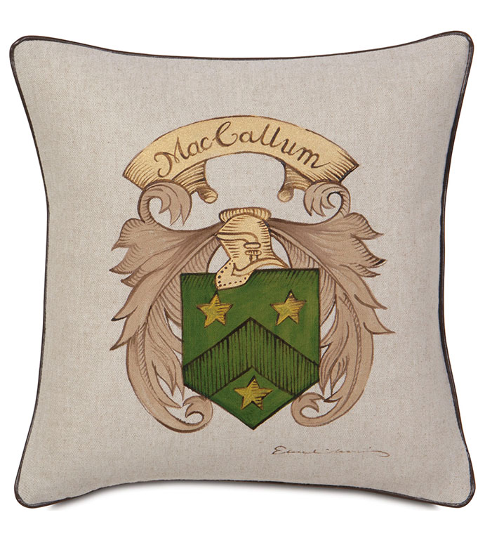 Hand-Painted Name With Crest