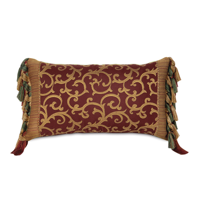 Medici: Pazzi Garnet Insert With Fringe Sides