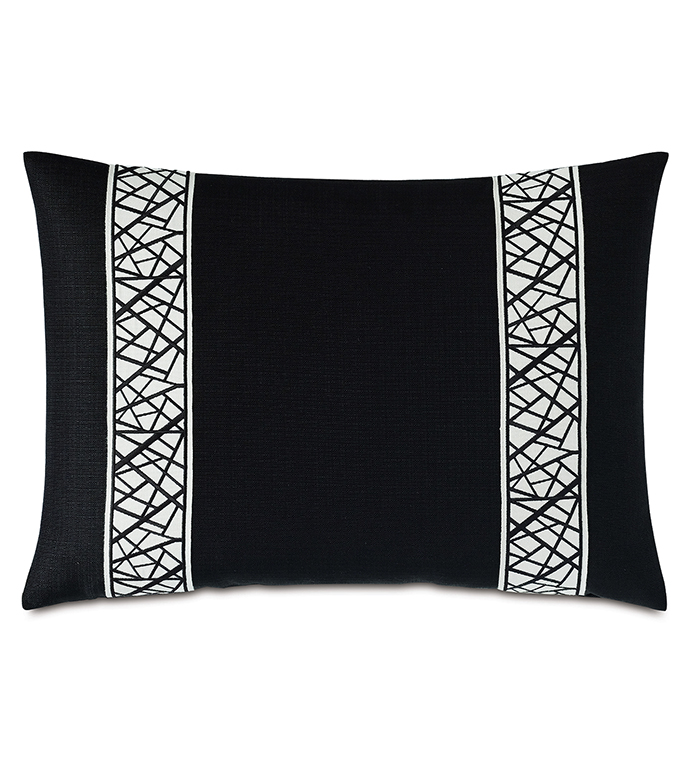 Maddox Abstract Border Decorative Pillow