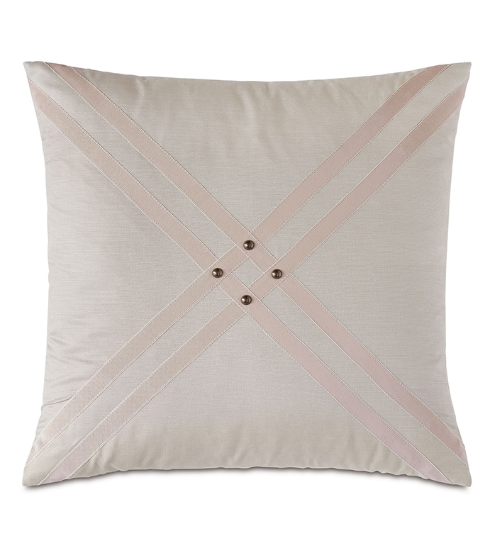 Maddox Nailhead Decorative Pillow