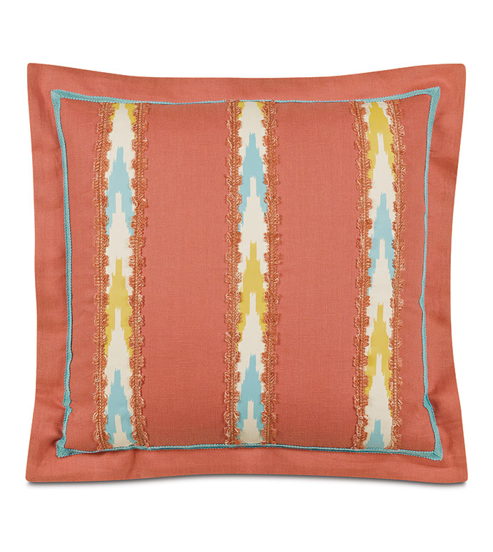 Maldive Flange Decorative Pillow