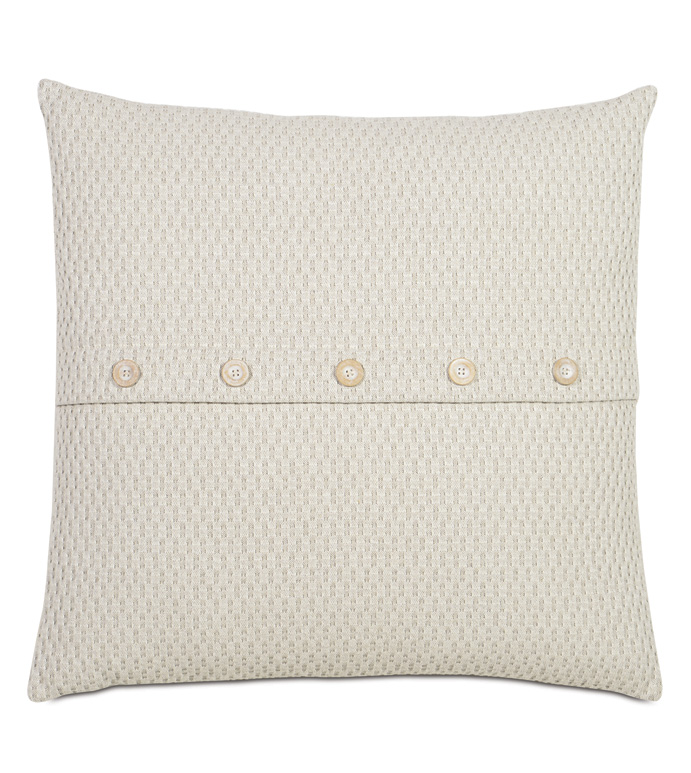 Maritime Coastal Accent Pillow In Cream