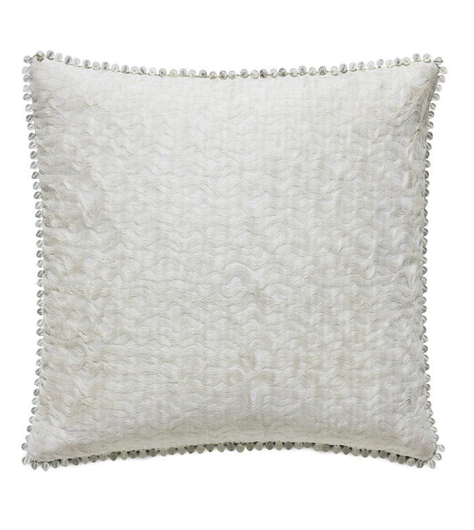 Naomi Glam Euro Sham In Ivory