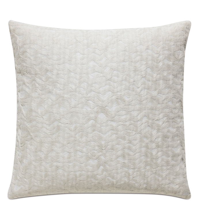 Naomi Textured Accent Pillow In Ivory