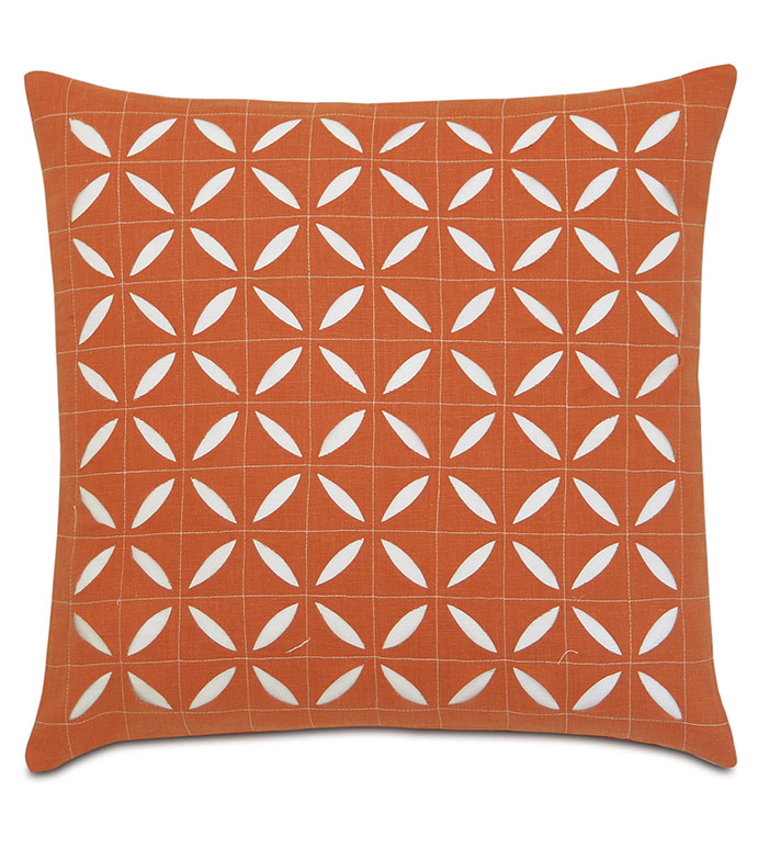 Breeze Tangerine Grid Square
