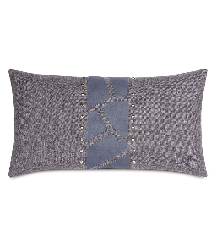 Noah Nailheads Decorative Pillow