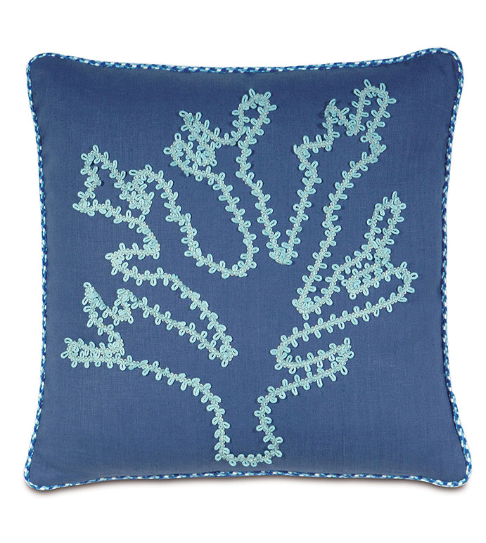 Breeze Sapphire With Coral Design