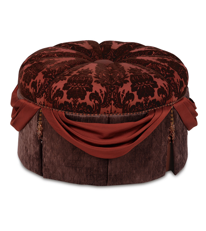 Petra Round Ottoman