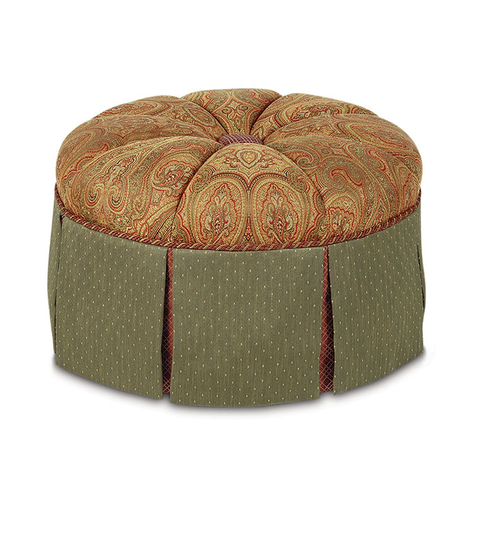 Glenwood Round Ottoman
