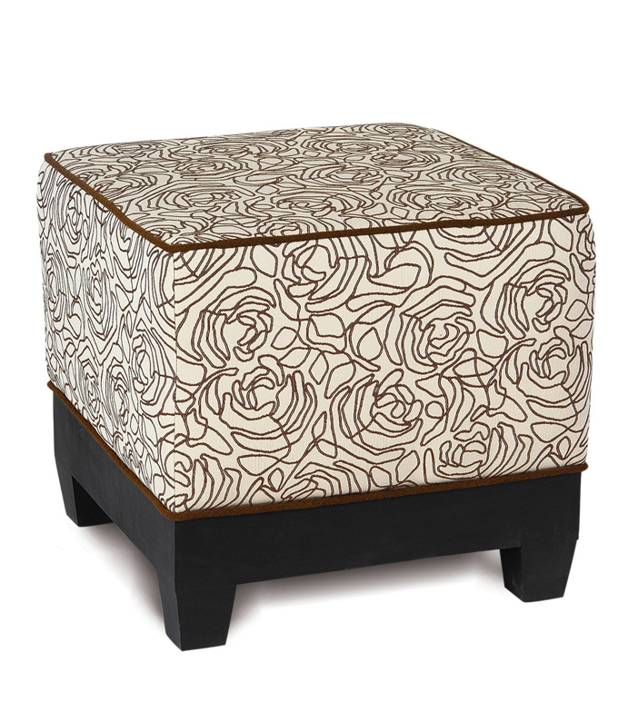 Tracery Cube Ottoman