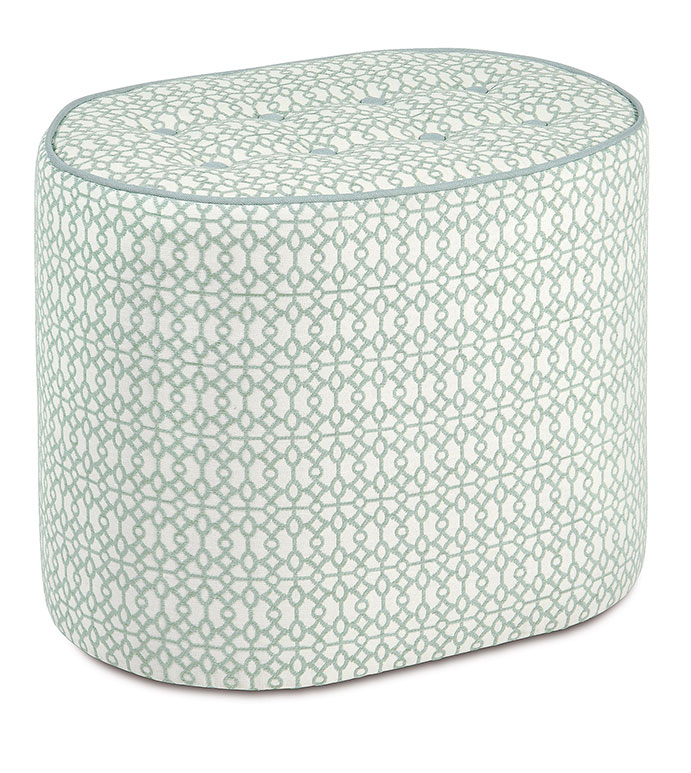 Montoya Jade Ottoman