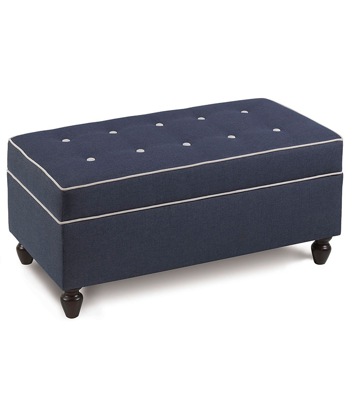 Strauss Denim Storage Chest