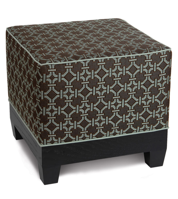 Tonkin Espresso Cube Ottoman