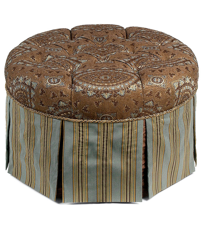 Antalya Round Ottoman
