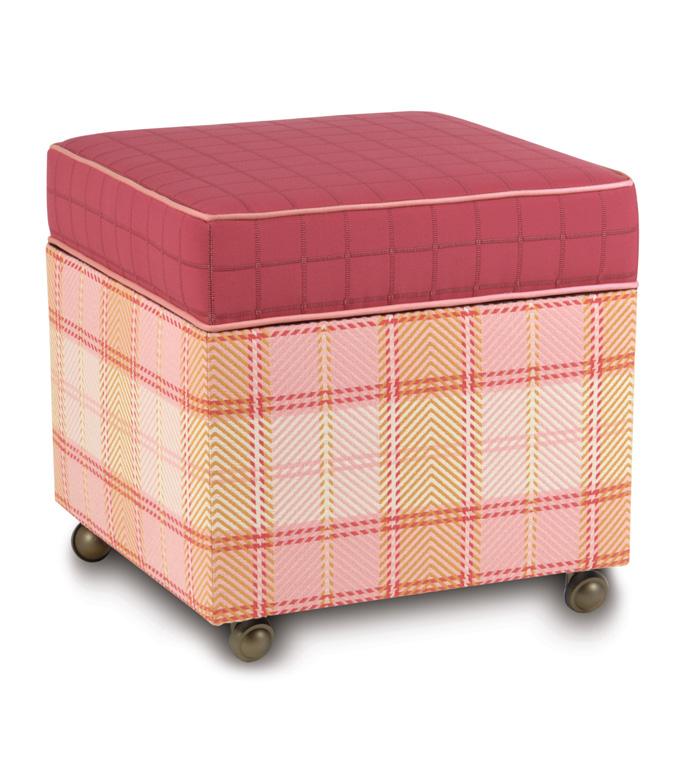 Kaboodle Daisy Storage Boxed Ottoman