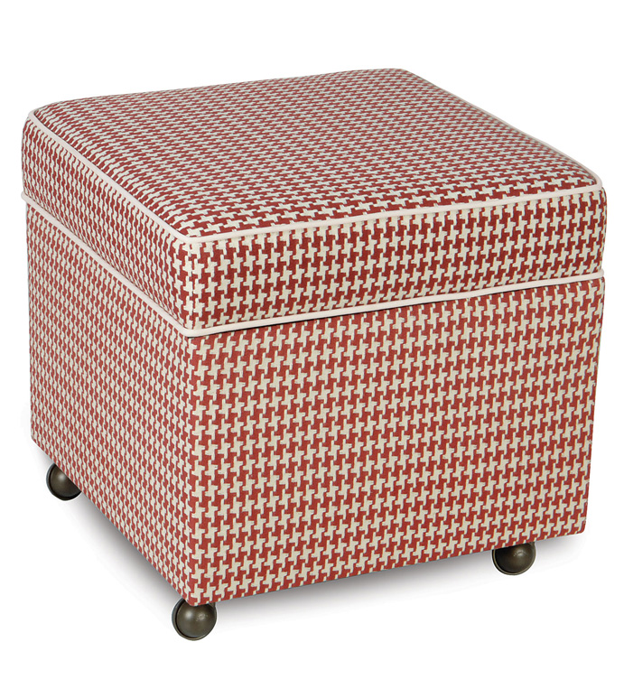 Bowline Rouge Storage Box Ottoman