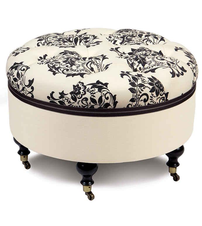 Evelyn Round Ottoman