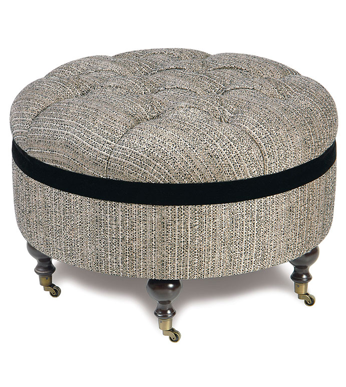 Abernathy Round Ottoman
