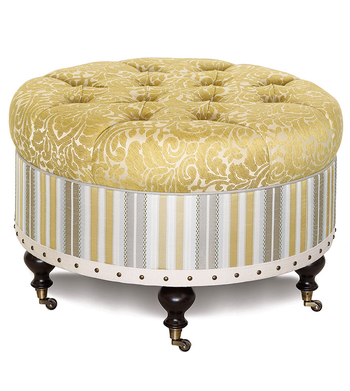 Wakefield Round Ottoman