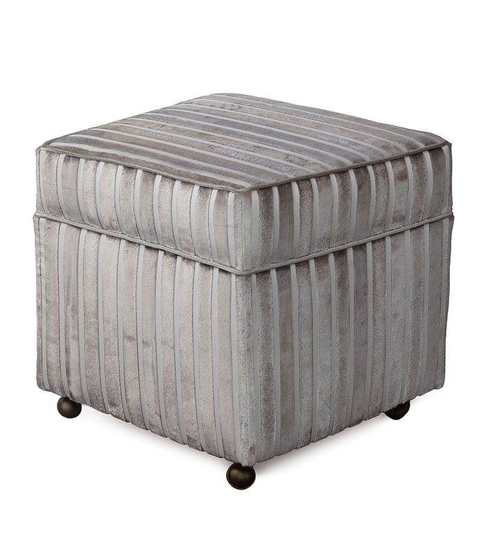 Gaia Sterling Storage Boxed Ottoman