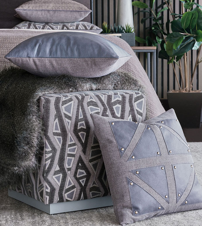 Noah Cube Ottoman | Eastern Accents
