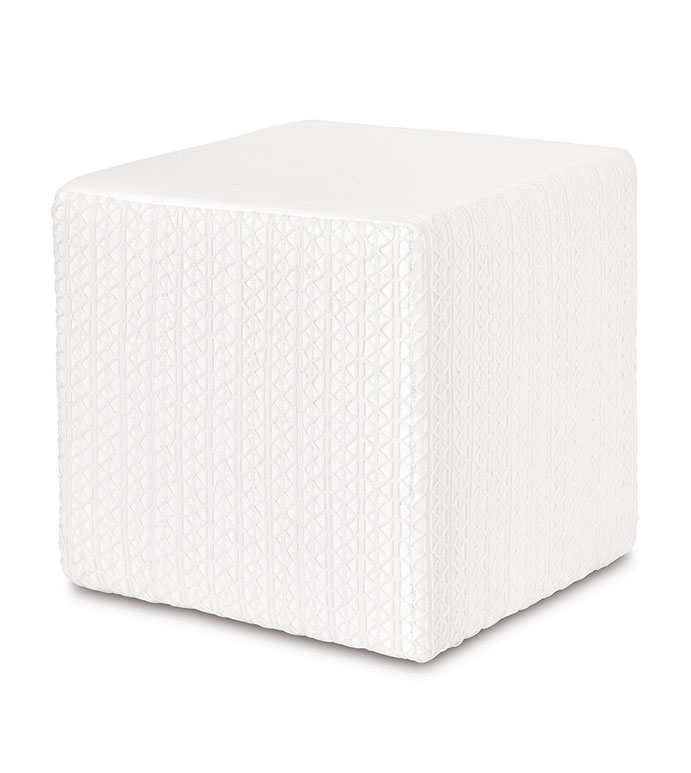 Belize Trellis Ottoman