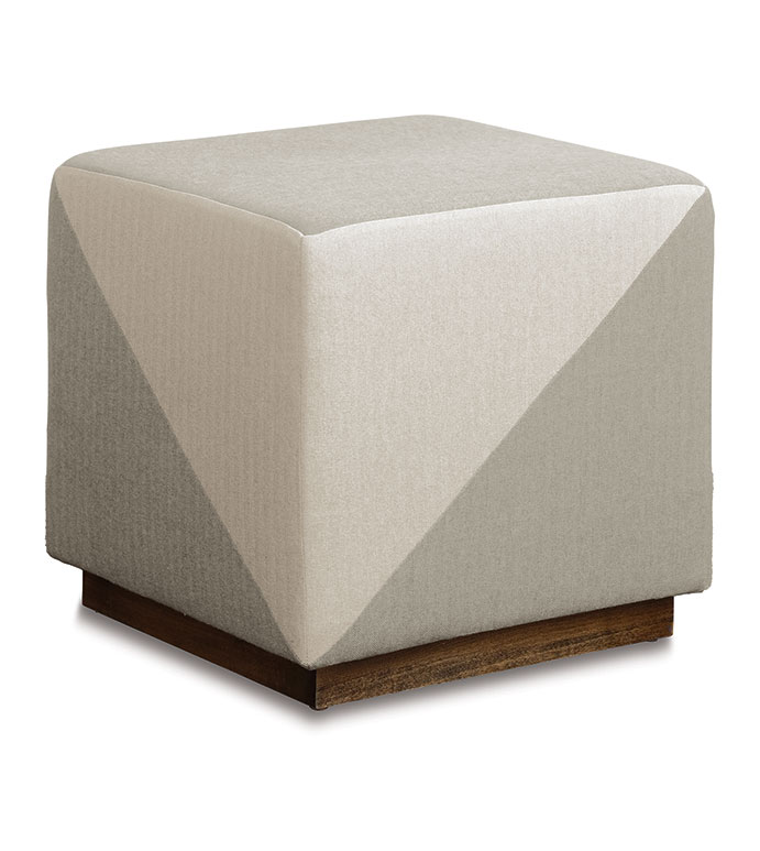 Rufus Geometric Ottoman