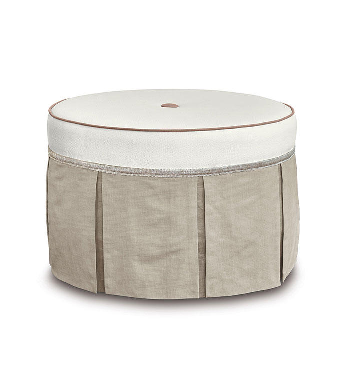 EMMELINE PLEATED SKIRT OTTOMAN