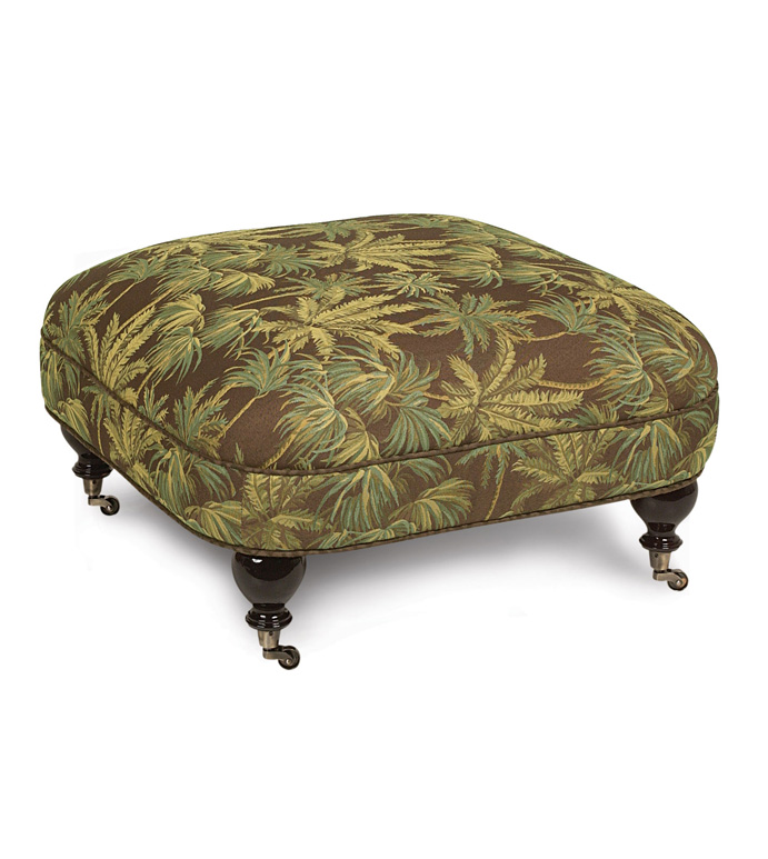 Cayman Ottoman On Casters