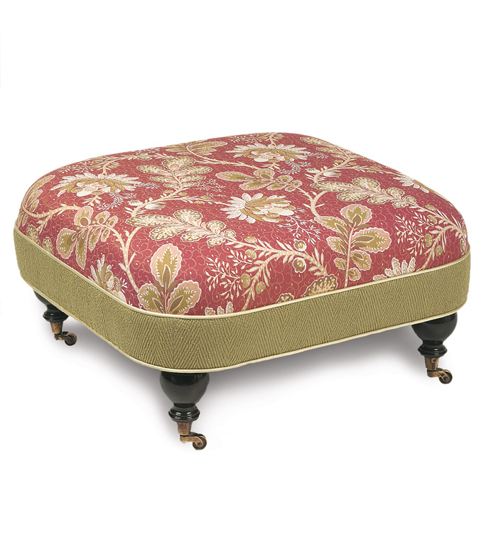 Lindsay Ottoman On Casters