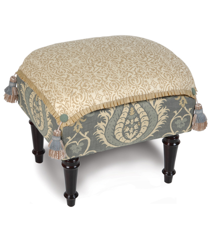 Sydney Linen Pillow Top Stool