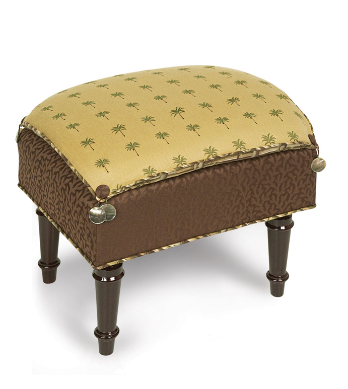 Pindo Straw Pillow Top Stool