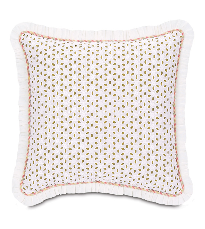 Pinwheel Cotton With Welt & Ruffle