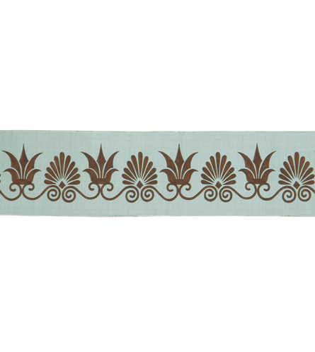 Anthemion Border Ocean/Brown Small