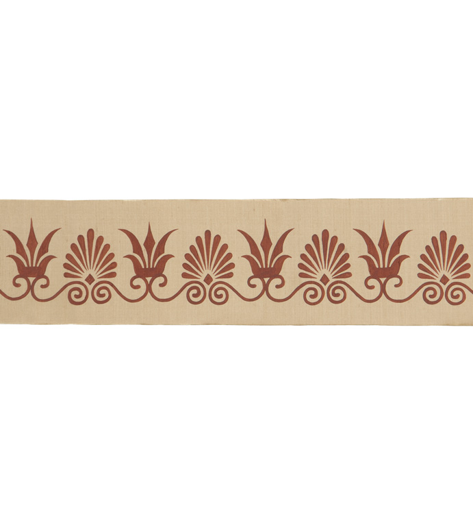 Anthemion Border Gold/Shiraz Small