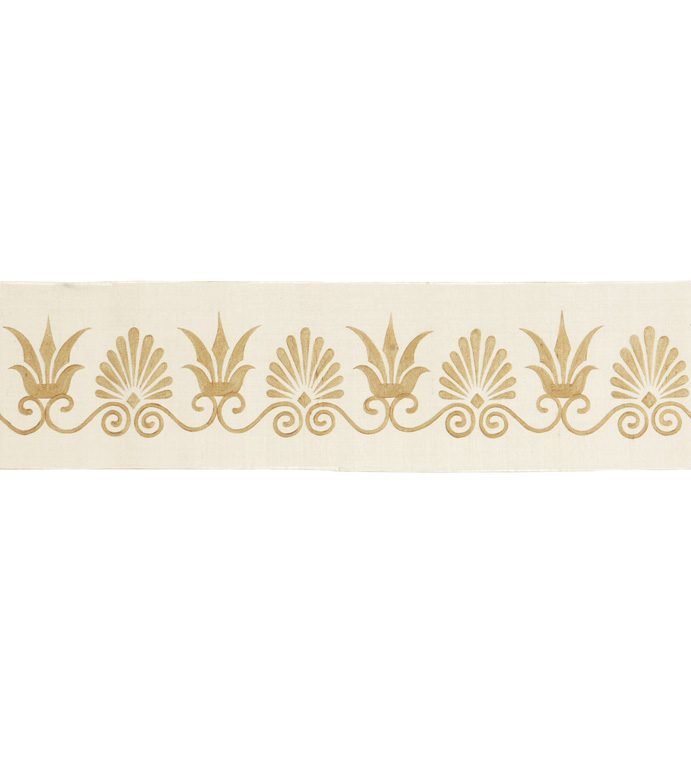 Anthemion Border Ivory/Gold Small