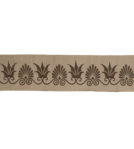 Anthemion Border Taupe/Brown Small