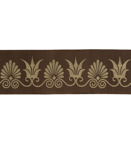 Anthemion Border Brown/Gold Large