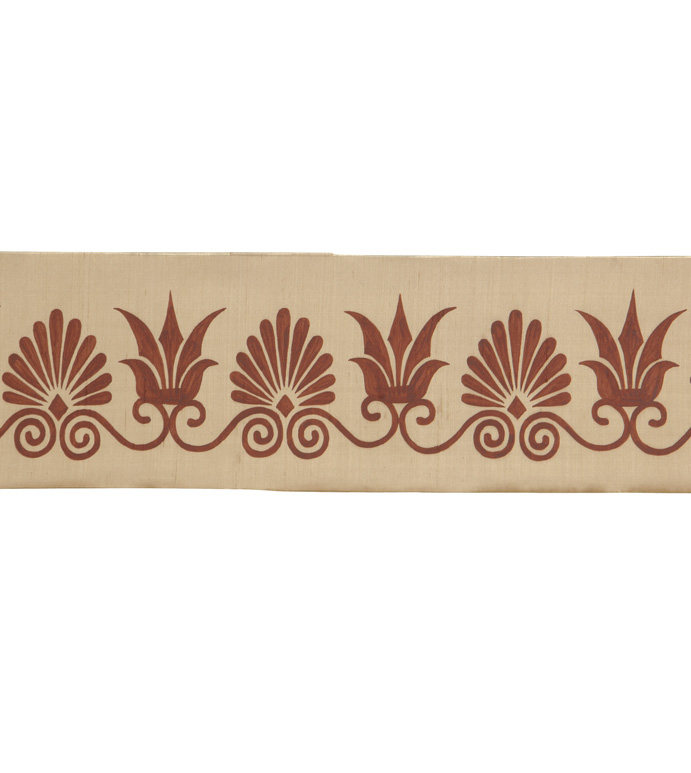 Anthemion Border Gold/Shiraz Large