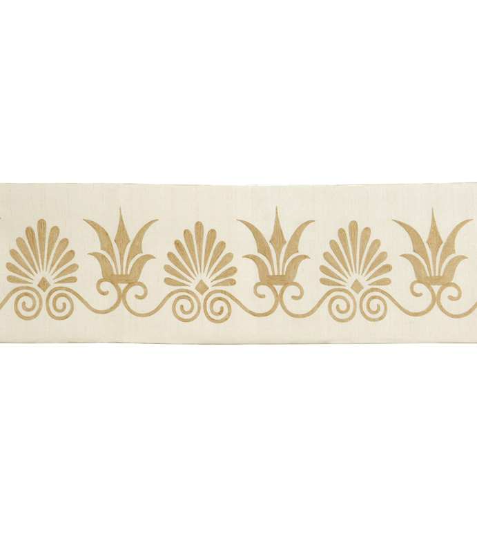 Anthemion Border Ivory/Gold Large