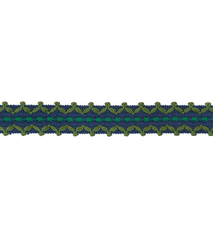 Erdem Cyan Border